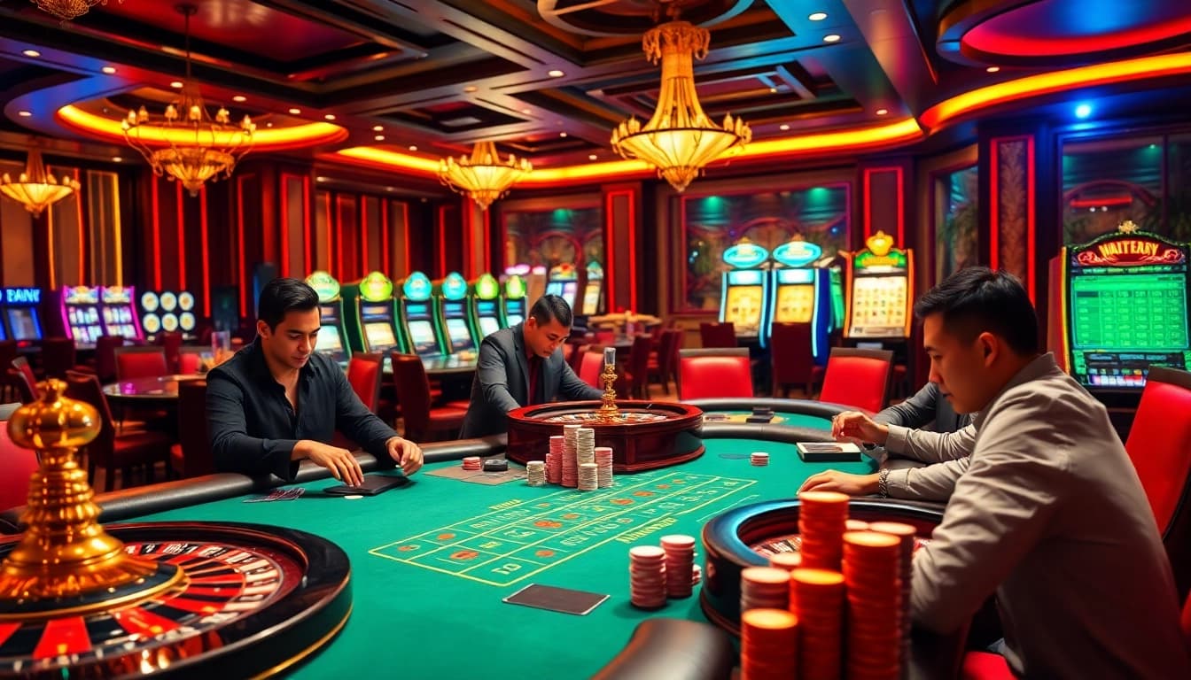 Experience the excitement of poker at https://luongsontv5.com/ with vibrant casino elements and engaging gameplay.