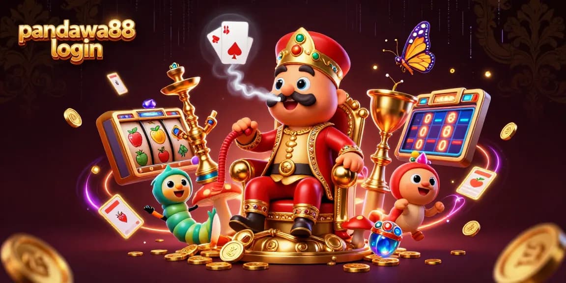 Experience thrilling slots action with pandawa88 login featuring rich 3D illustrations of casino elements.