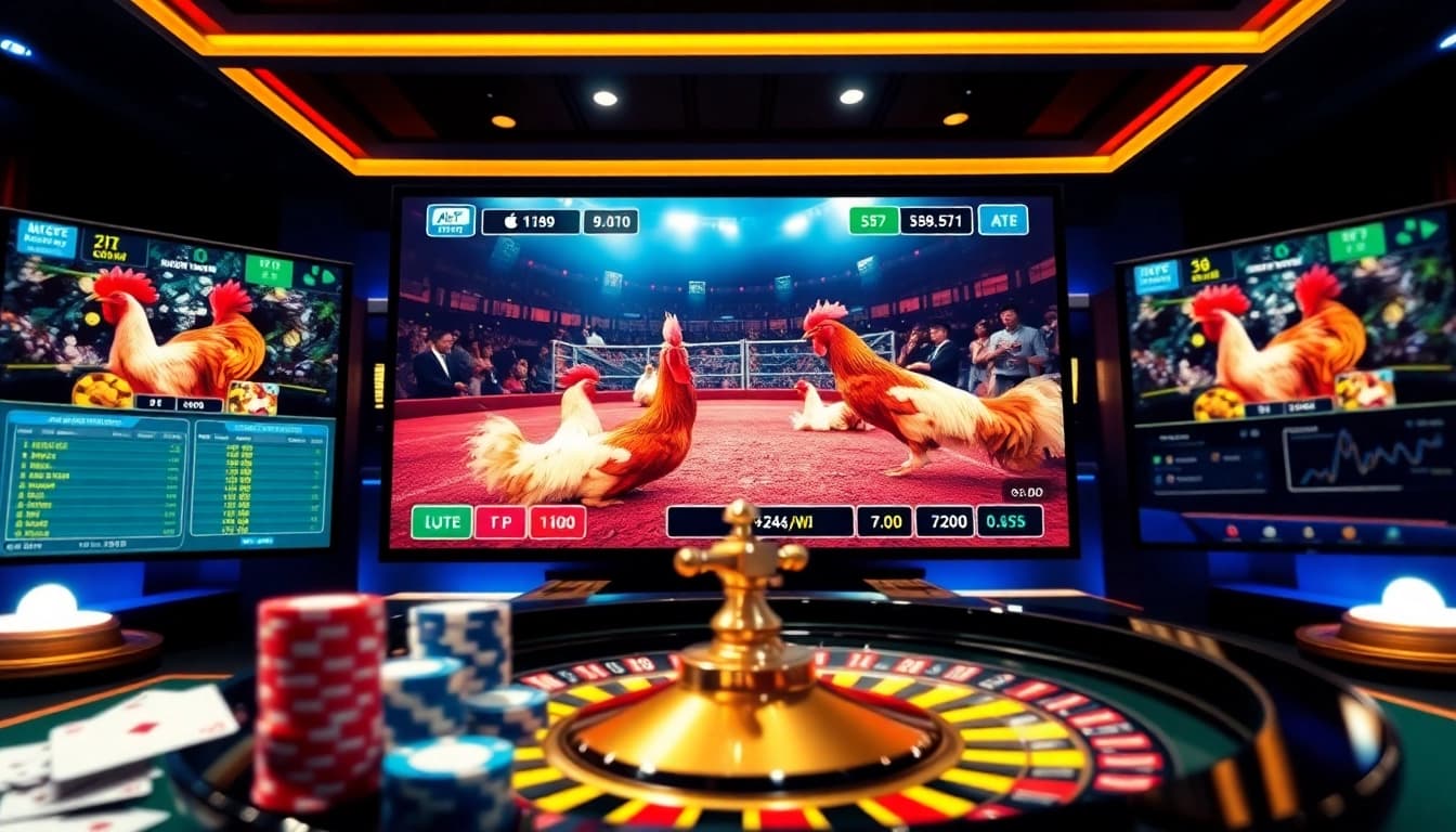 Experience the thrilling atmosphere of betting while đăng nhập Alo789 for live cockfighting events.