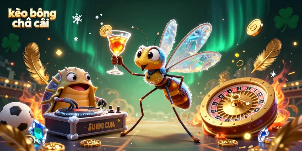 Experience kèo bóng đá nhà cái with vibrant visuals of dynamic casino characters and elements.
