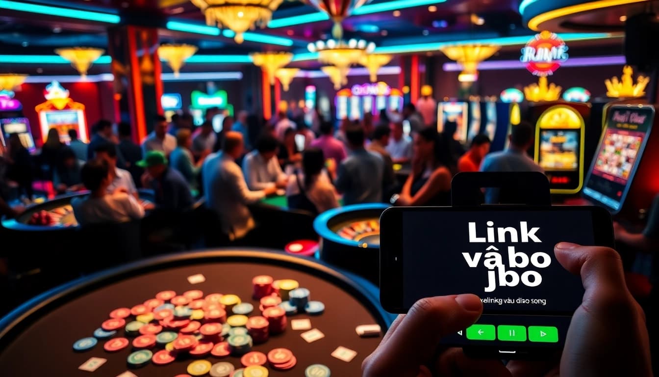 Experience online gambling excitement through the link vào jbo with vibrant casino elements.