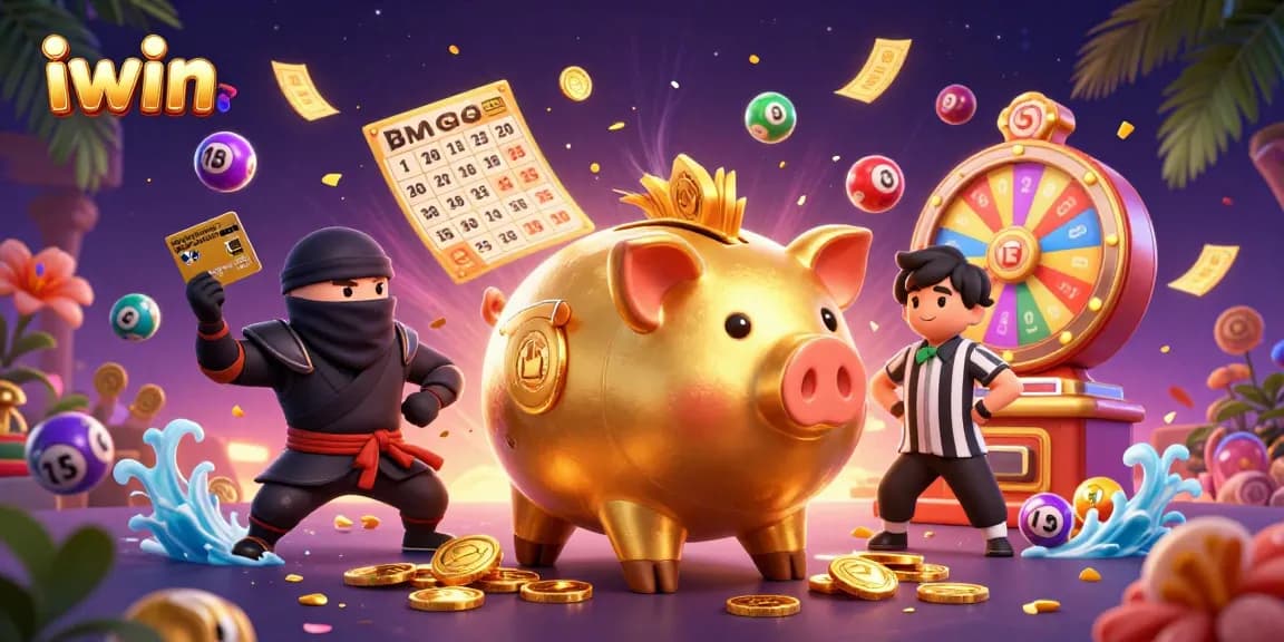 Experience exciting wins with iwin's dynamic casino scene featuring a sumo wrestler, ninja, and more.