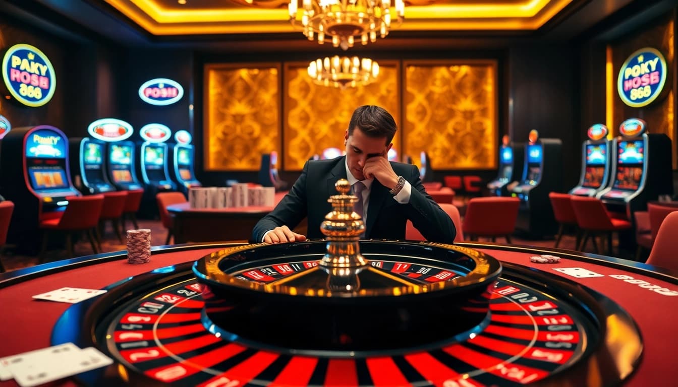 Experience the thrill of RR 88 at a luxurious casino with roulette and poker chips.