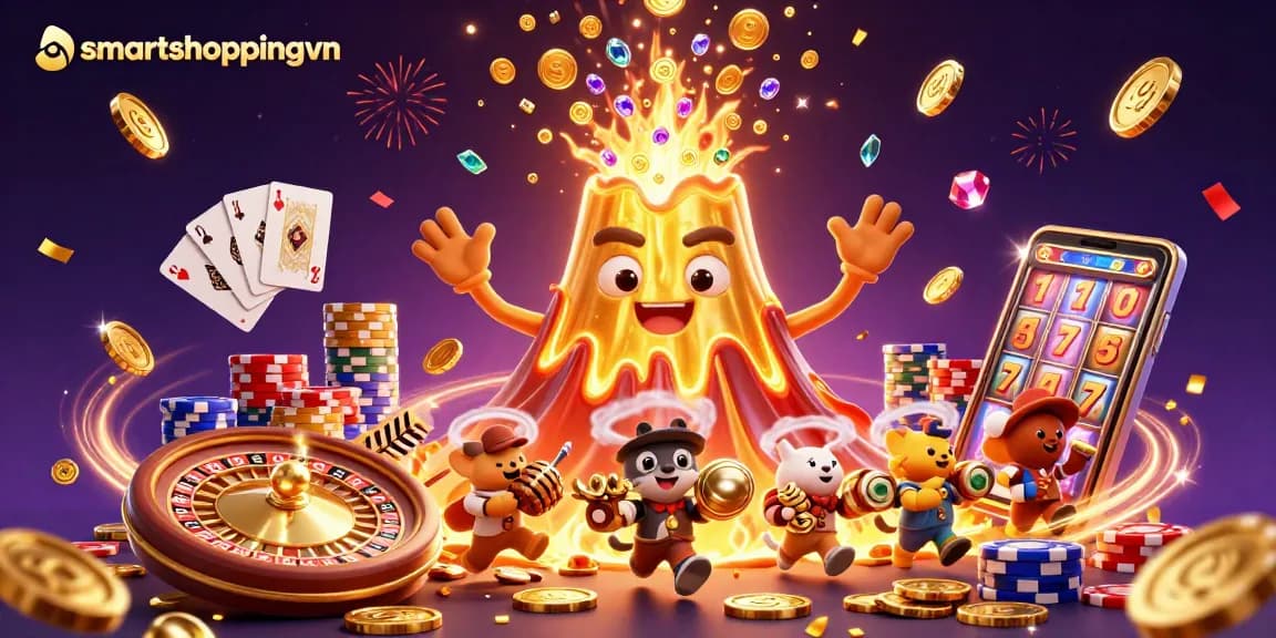 Engage in gaming thrills with smartshoppingvn and discover a vibrant world of treasure-filled fun.