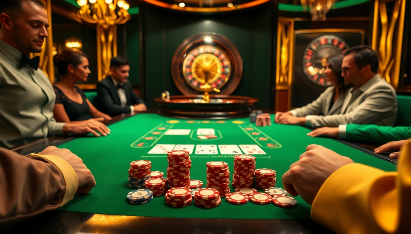 Players engaging in a thrilling poker game at SODO Casino, featuring high-quality cards and chips.