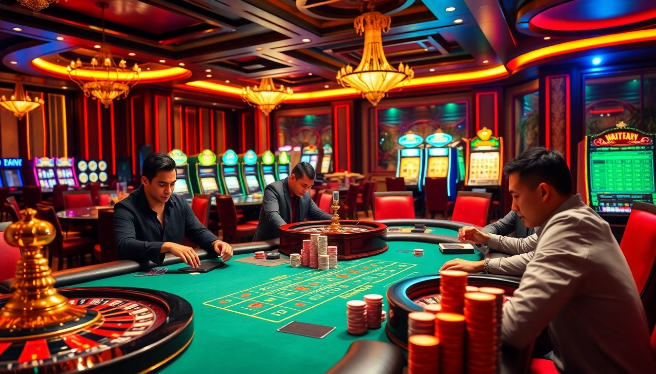 Experience the excitement of poker at https://luongsontv5.com/ with vibrant casino elements and engaging gameplay.