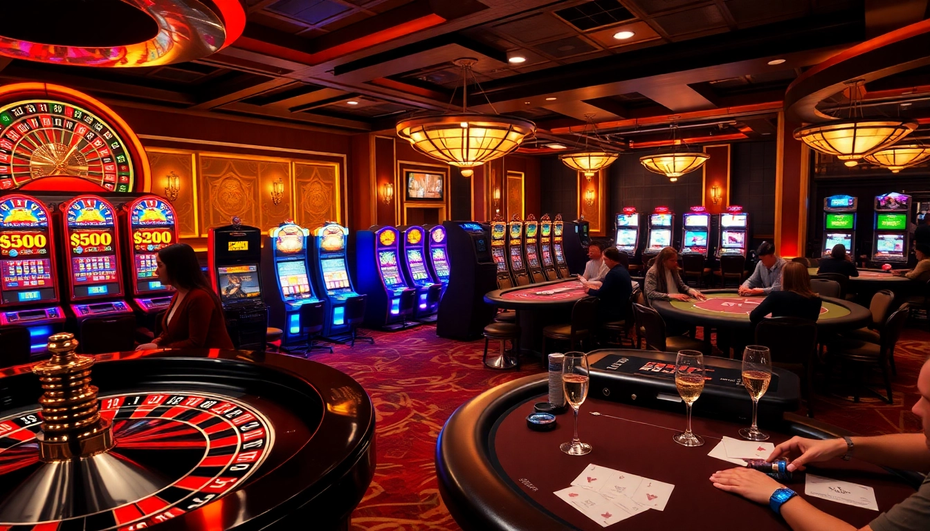 ABC8 players enjoying a thrilling casino experience at vibrant tables with chips and cards!