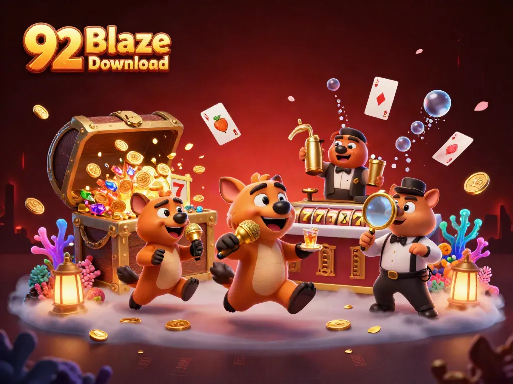 Engage with the 92 Blaze Game Download through thrilling comedy casino adventures full of vibrant elements.