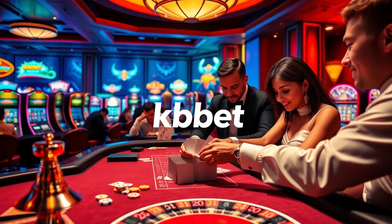 Experience the thrill of winning with kbbet at a luxury casino table filled with excitement.