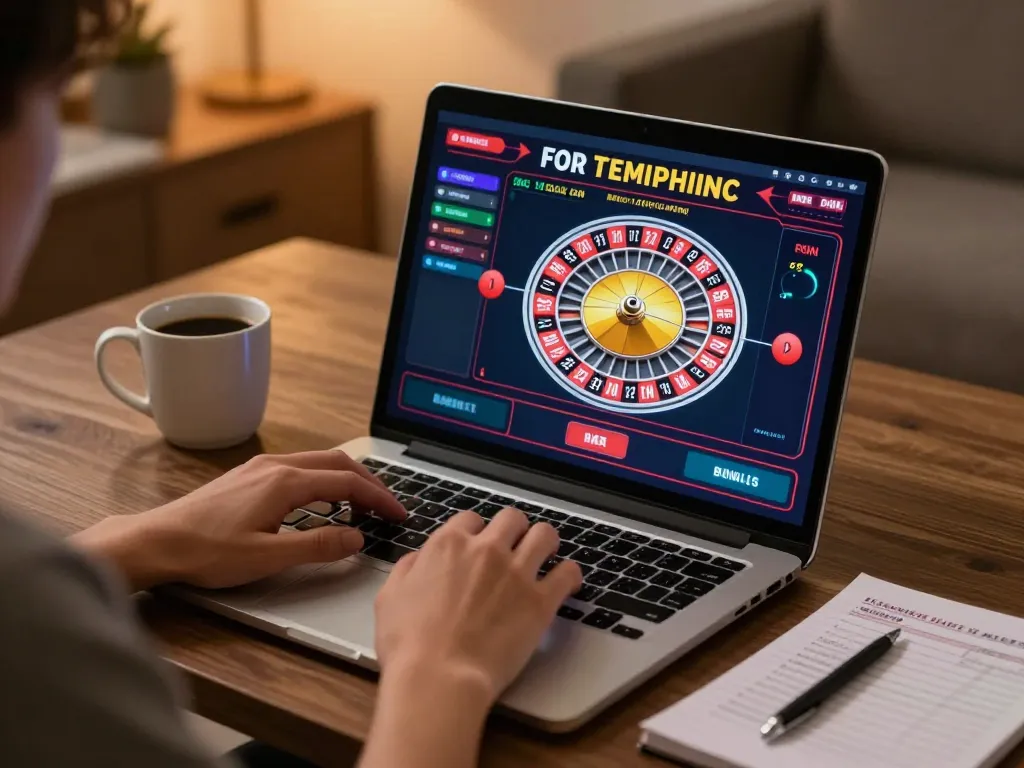 Player engaging with live casino games on 9bets platform at home, showcasing smart device usage and gaming enthusiasm
