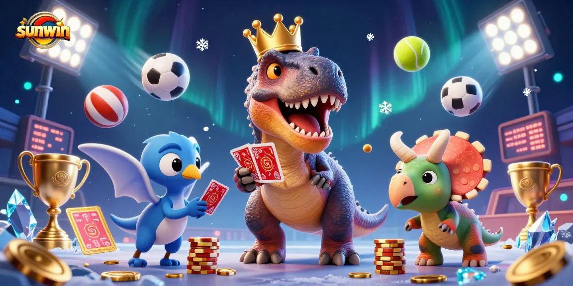Sunwin players enjoying the thrilling card game with engaging characters, tokens, and vibrant visuals.