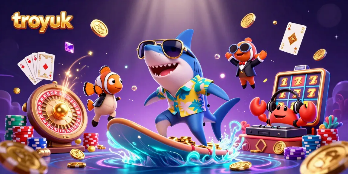Experience thrilling gameplay at troyuk with fun characters and dynamic casino elements!