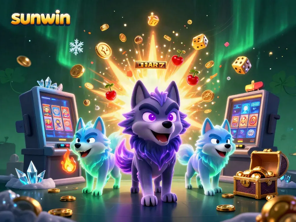 Experience winning moments with sunwin's vibrant casino scene featuring dynamic characters and rich game elements.