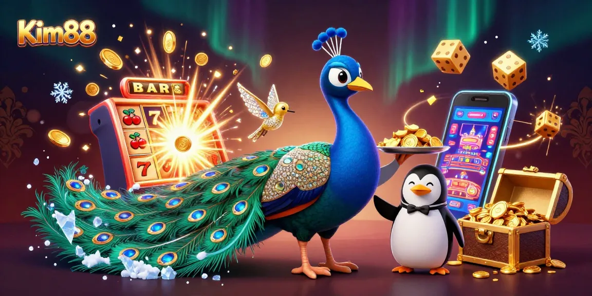 Experience thrilling wins at Kim88's vibrant online casino featuring rich 3D game elements.