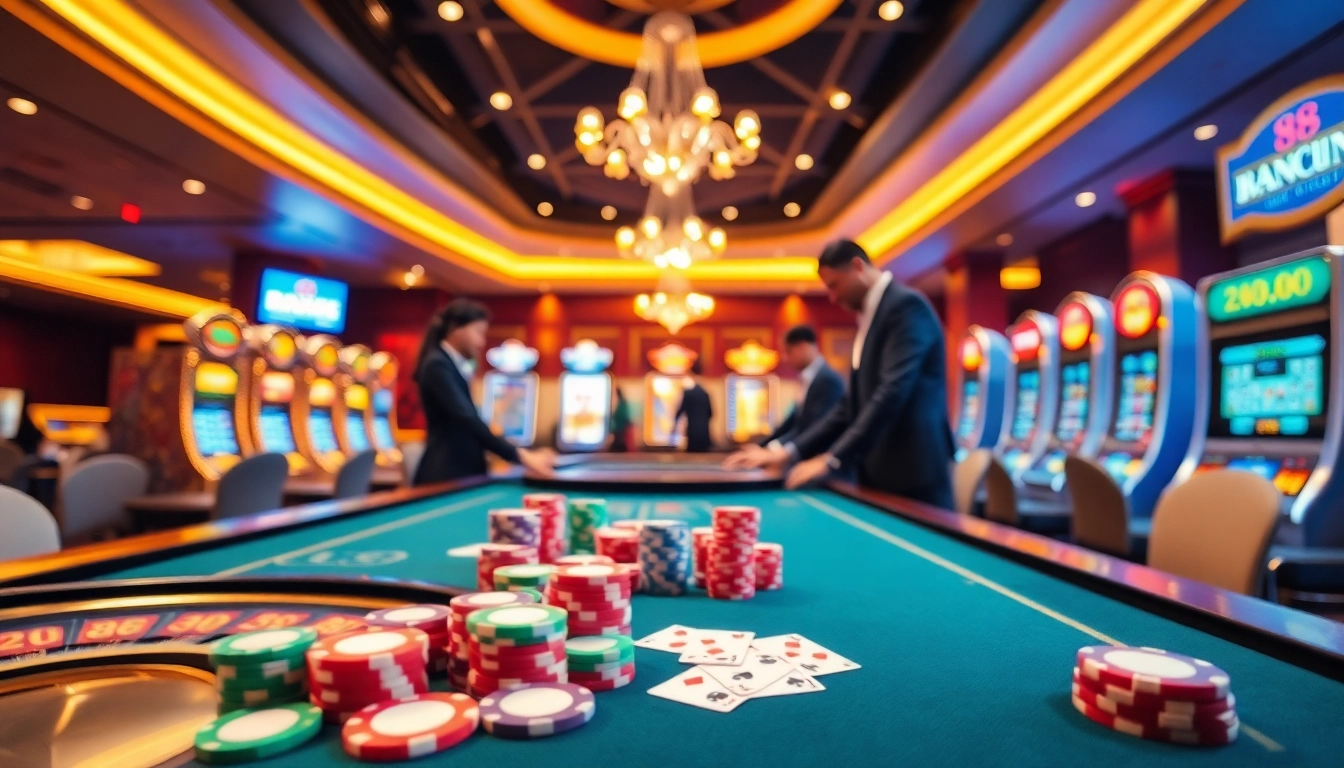 Experience the thrill of gambling at da 88 with vibrant tables, professional dealers, and engaging gameplay.