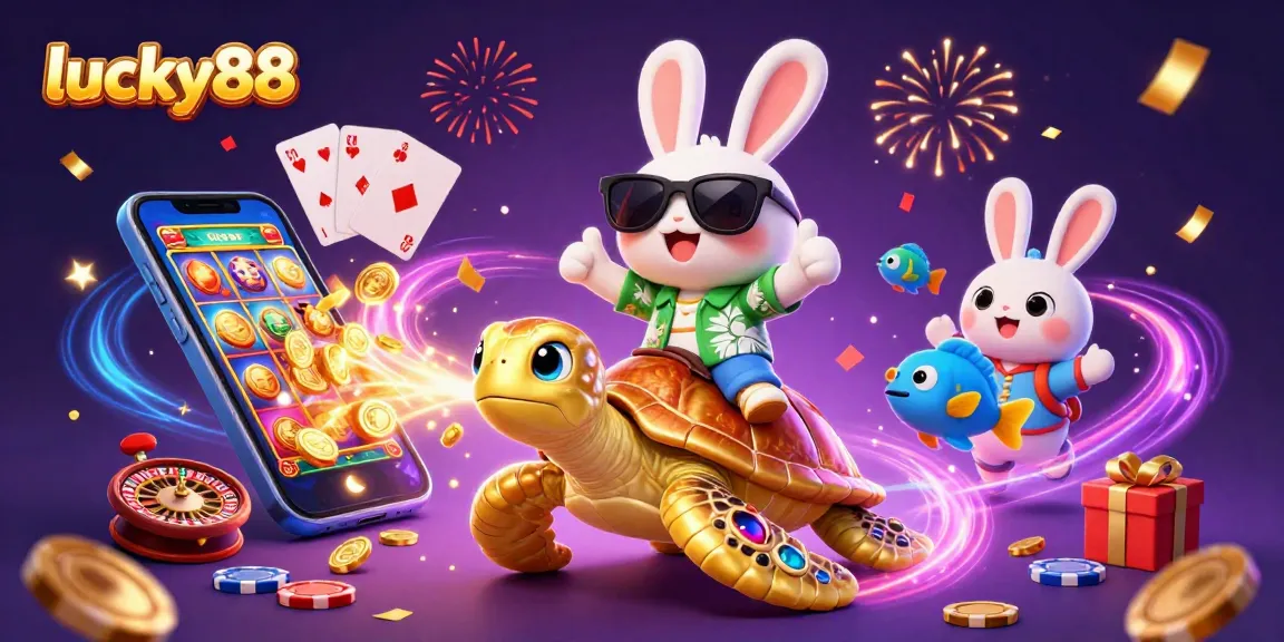 Engage with the vibrant lucky88 casino experience showcasing animated characters in 3D.