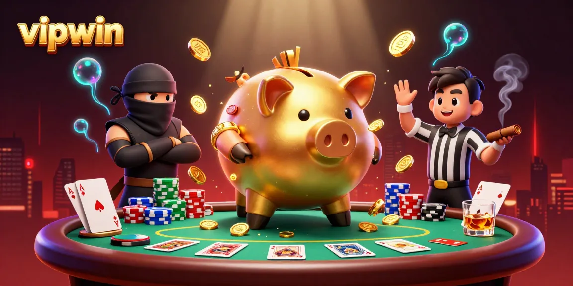 Experience ultimate fun at vipwin with a dynamic 3D casino showdown featuring unique game elements.