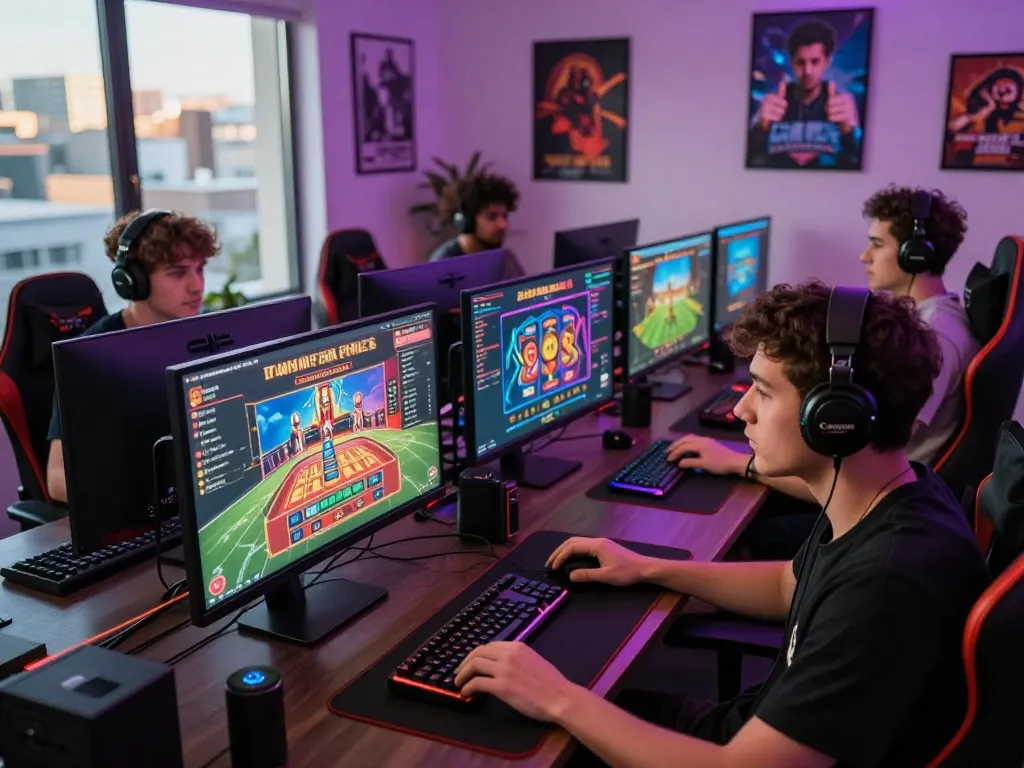 Players enjoying diverse hit club gaming experiences with engaging graphics and interactive elements in a modern setting.