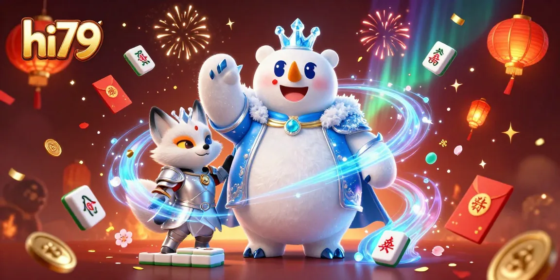 Experience captivating gaming at HI79 with vibrant casino elements and magical characters.