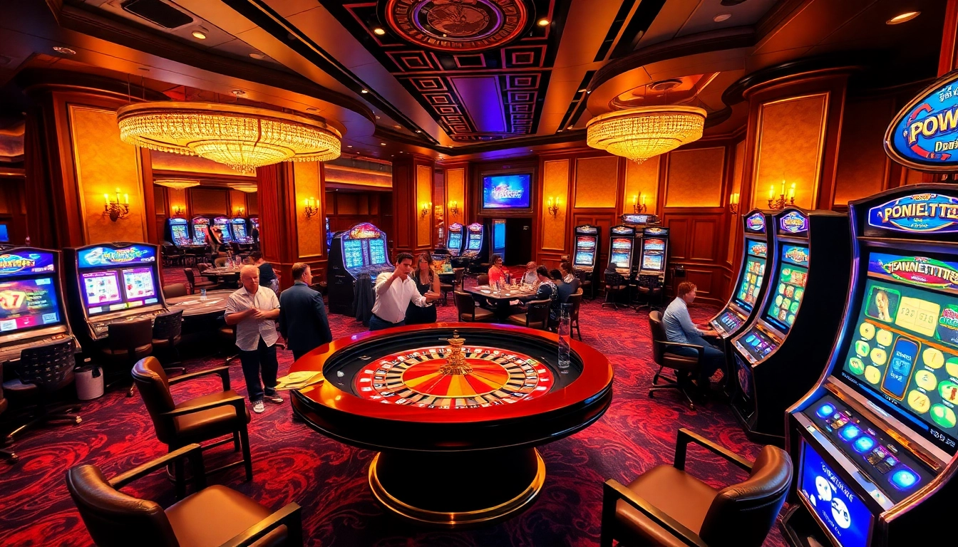 Experience thrilling gambling at https://go88vn.digital/ with a vibrant roulette table and excited players.