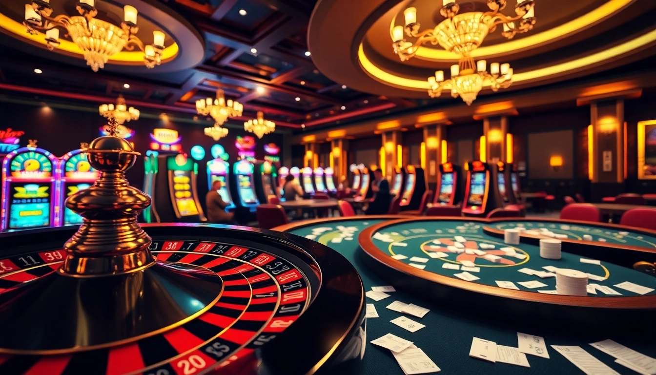 Experience the thrill of winning at loto188.gb.net with vibrant casino tables and exciting games.