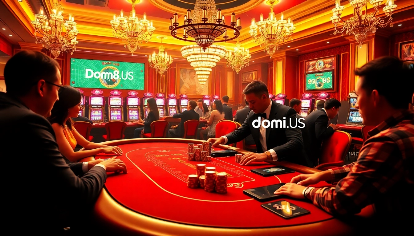 Experience the excitement of dom88.us.com with engaging casino games and professional dealers.