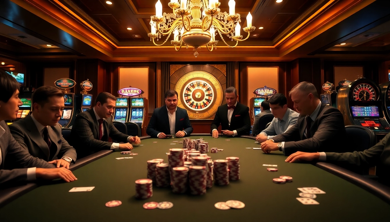 Engaged players strategizing at a poker table with 99okwin.live branding.