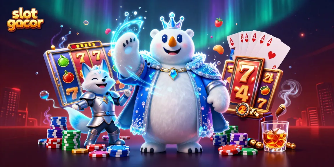 Experience thrilling gameplay in slot gacor with mesmerizing characters amidst vibrant slot reels.