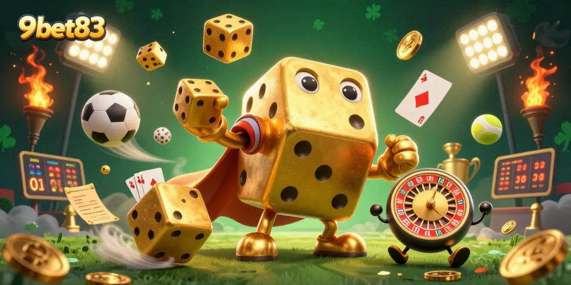Experience thrilling gaming with 9bet83's vibrant casino atmosphere filled with dynamic elements.