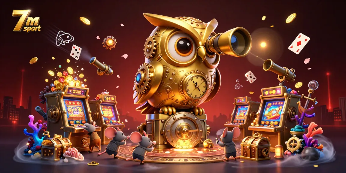 Experience 7m sport action with vibrant casino elements in this dynamic 3D scene.