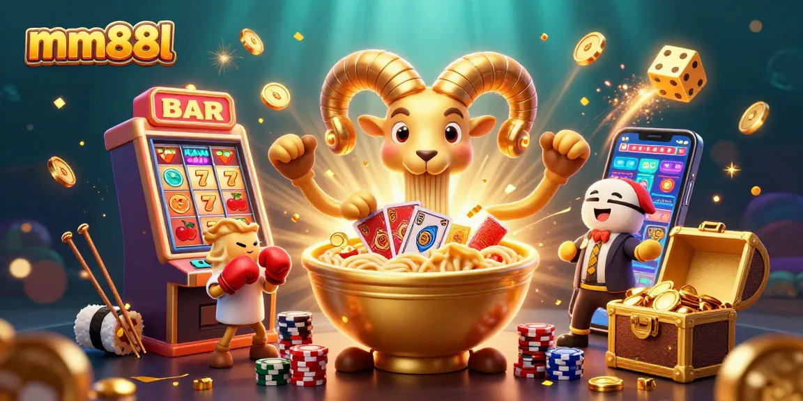 Engage with mm88l's colorful casino experience featuring vibrant 3D characters and dynamic winning elements