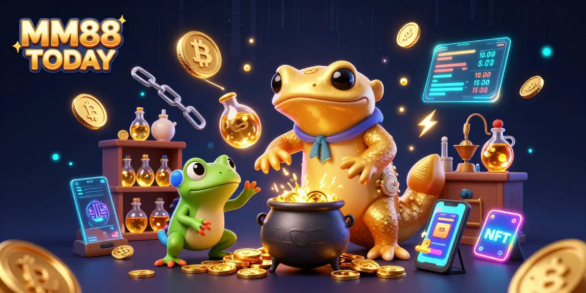 Experience thrilling rewards with MM88 TODAY, where golden coins and crypto intertwine in a vibrant casino world.