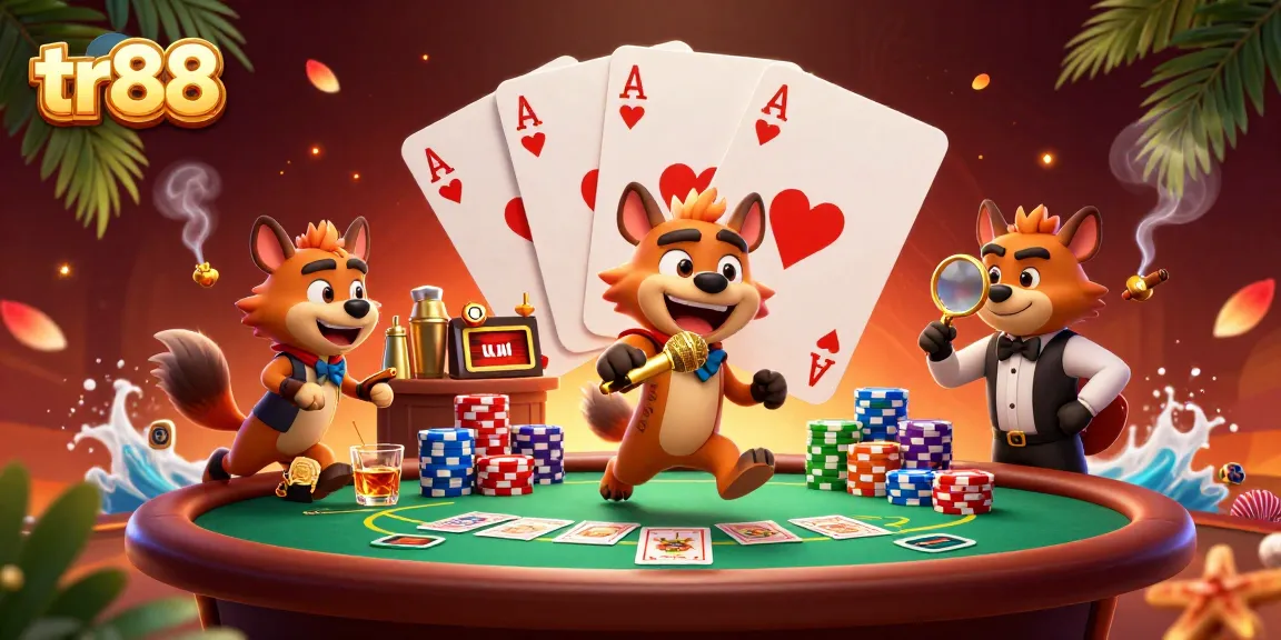 Experience fun at tr88 casino with hyenas bartending, entertaining, and securing the venue.